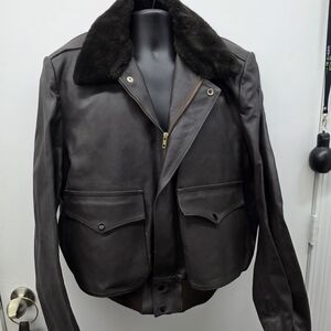 Men's Black Leather Jacket